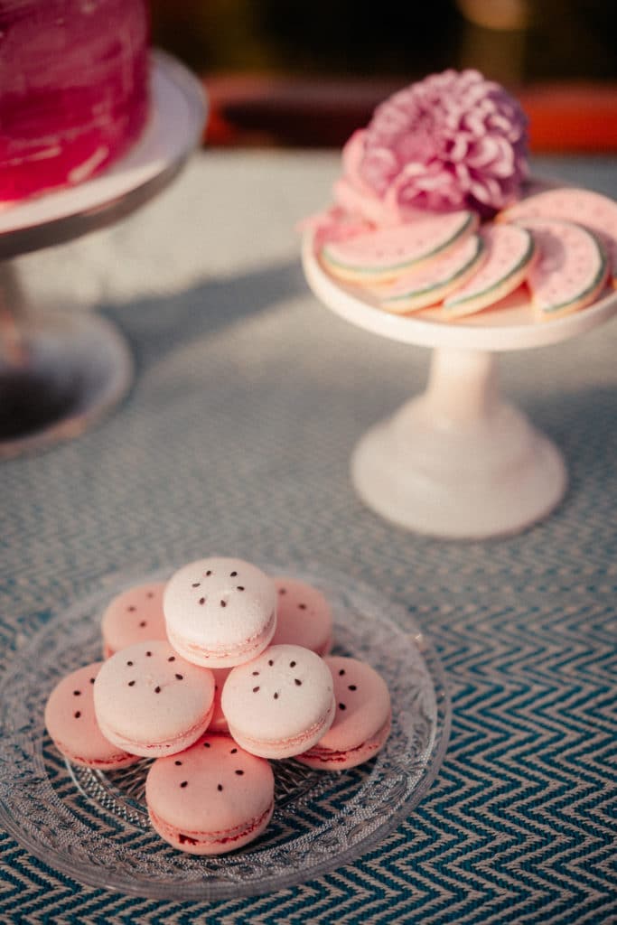 Rooftop Hochzeit München Hochzeitsplanerin Wassermelone 