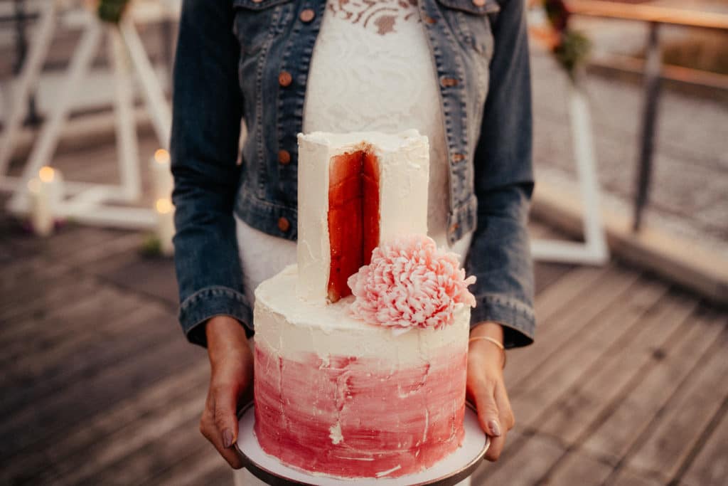 Rooftop Hochzeit München Hochzeitsplanerin Wassermelone 