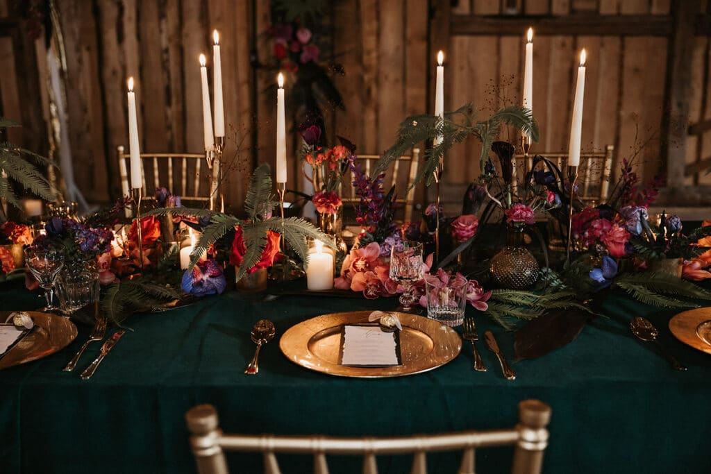 Harry Potter Hochzeit Unbreakable Vow Hochzeitsplaner München Tischdekoration