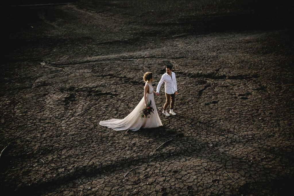 Hochzeit in der Wüste Hochzeitsplaner München Braut Brautkleid